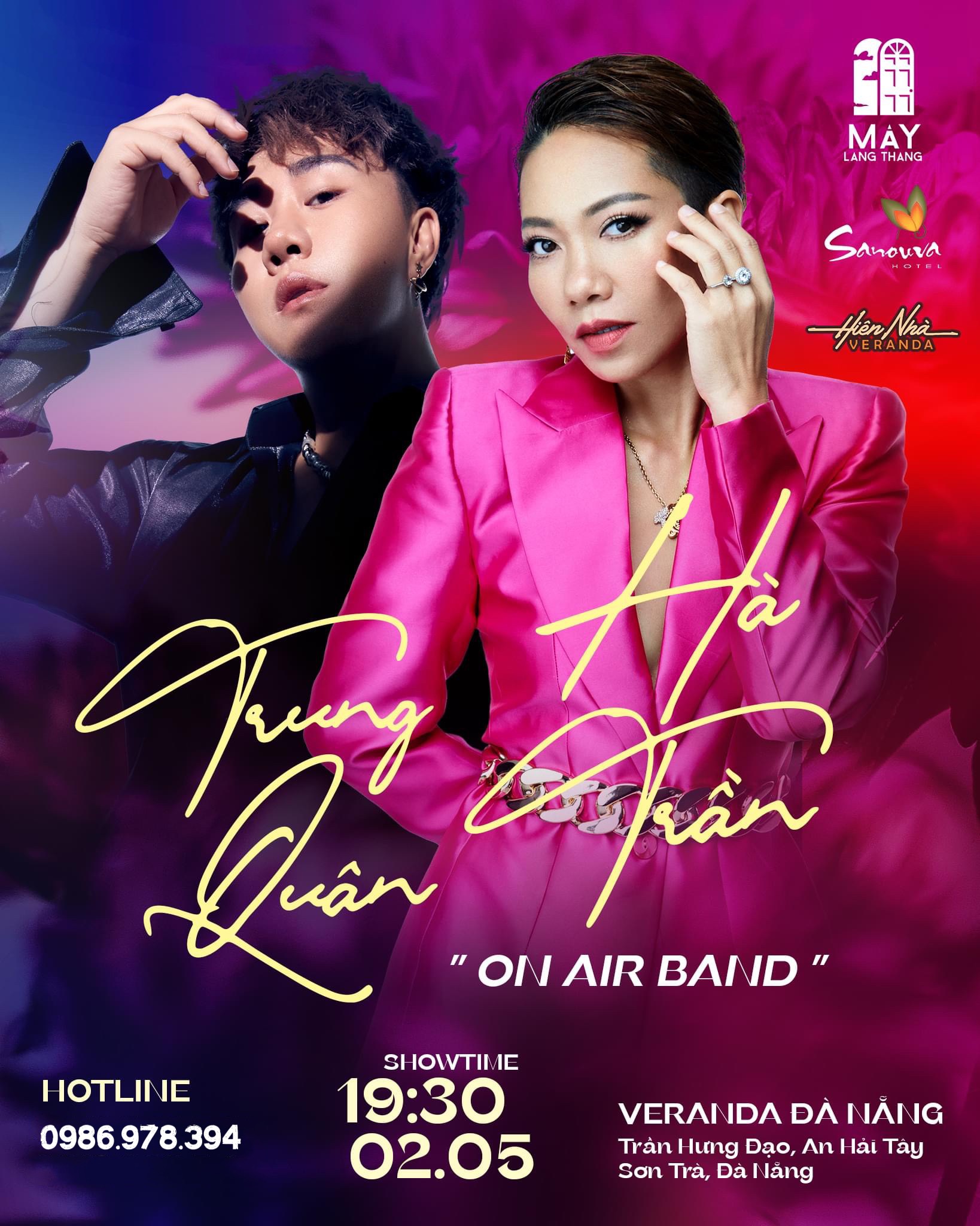 Lịch diễn Liveshow Mây Lang Thang Đà Nẵng tháng 5